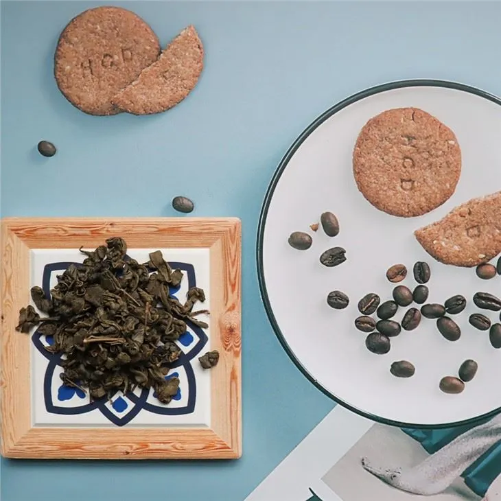 গানপাউডার সবুজ চা 9375 জৈব আলগা পাতা