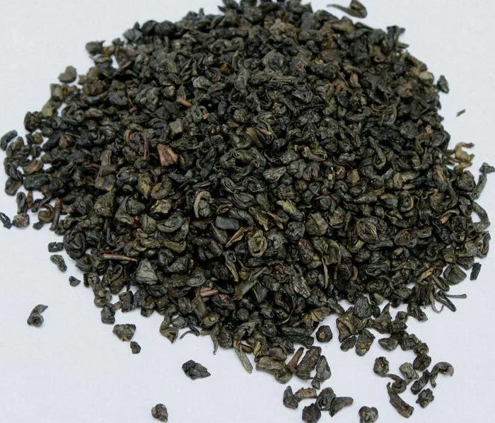 গানপাউডার চা 100% প্রাকৃতিক ঘূর্ণিত পাতা