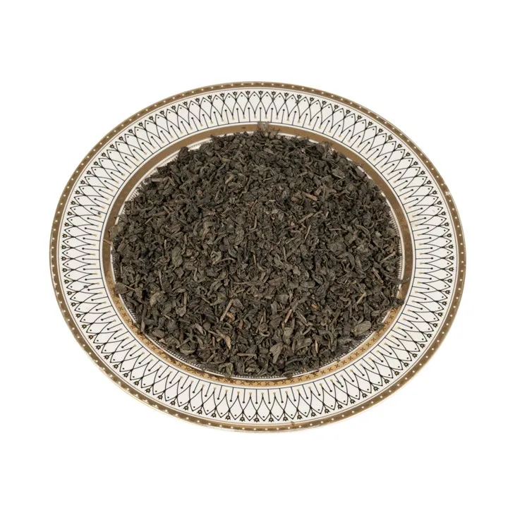 গানপাউডার চা মরোক্কান পুদিনা মিশ্রণ